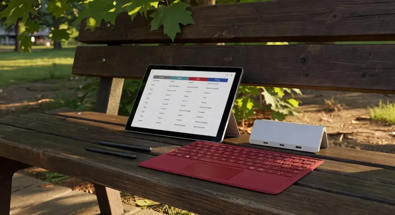 How to Do a Comparison Chart for Microsoft Surface Accessories