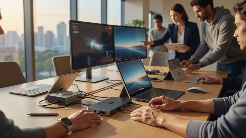 Docking Stations for Laptops Multiple Monitors for Surface